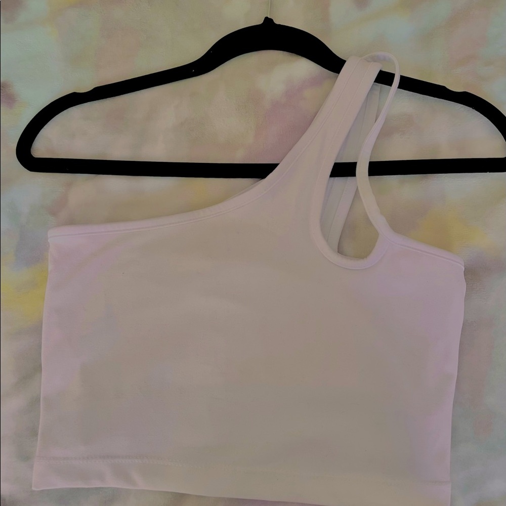 white , crop top